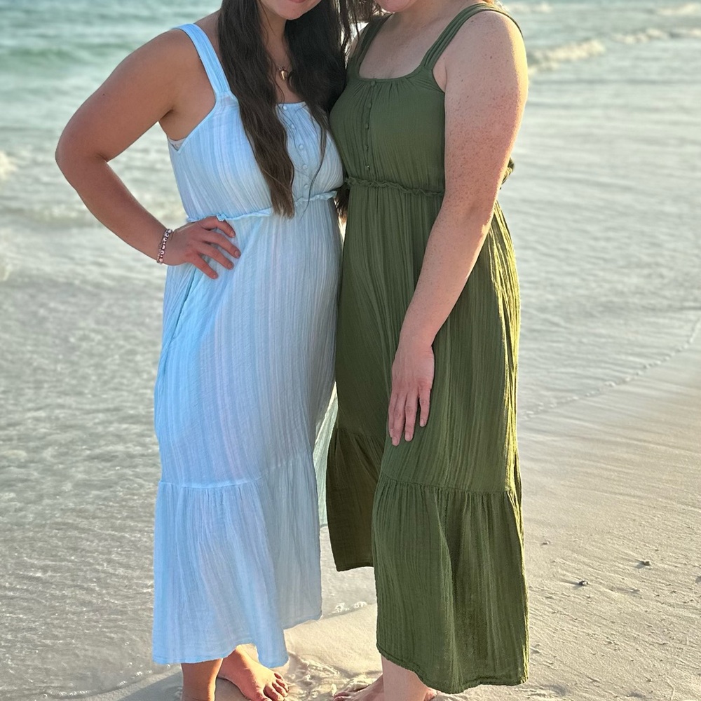 Blue beach dress